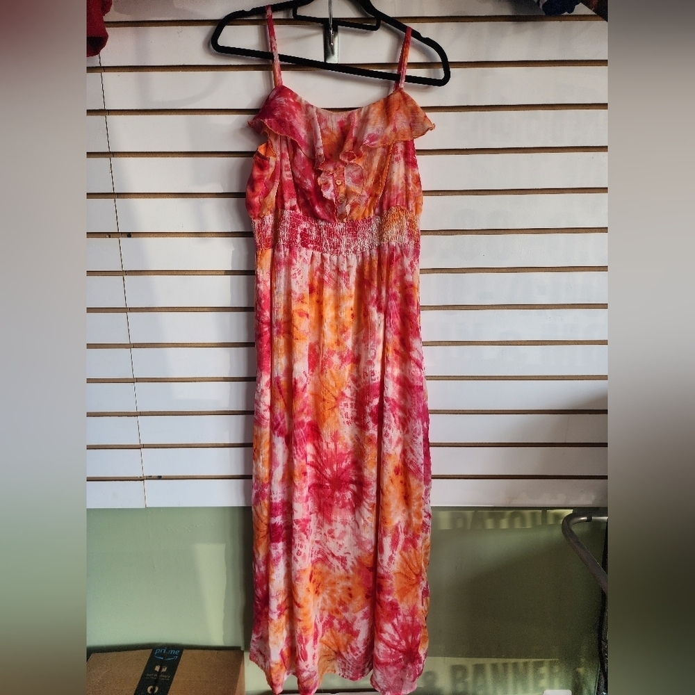 Tiedye maxi dress Lg